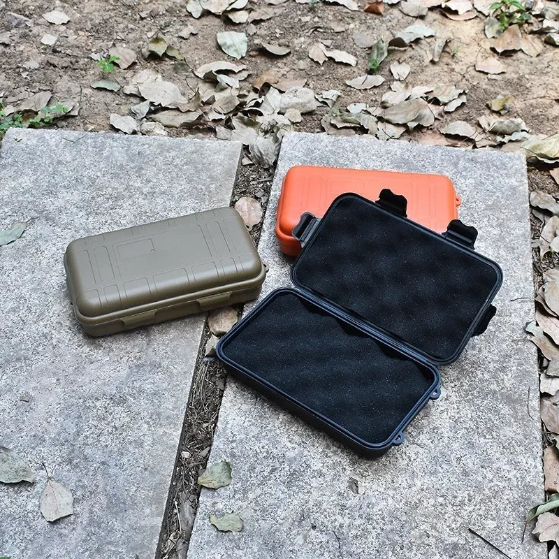 S/L/XXL Size Outdoor Plastic Waterproof Sealed Survival Box Container Camping Outdoor Travel Storage Box