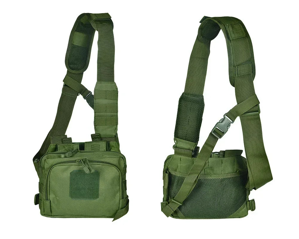 Tactical 2 Banger Messenger Range Bags Multifunctional Large Capacity Magazine Crossbody Shooting Hunting Gear Pistol Glock Bag
