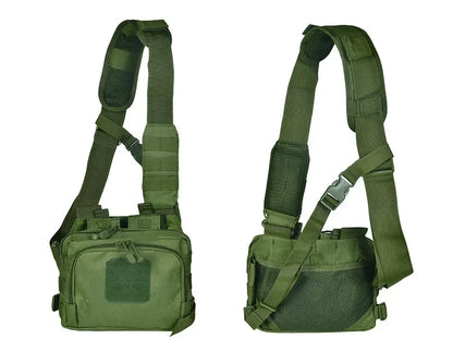 Tactical 2 Banger Messenger Range Bags Multifunctional Large Capacity Magazine Crossbody Shooting Hunting Gear Pistol Glock Bag