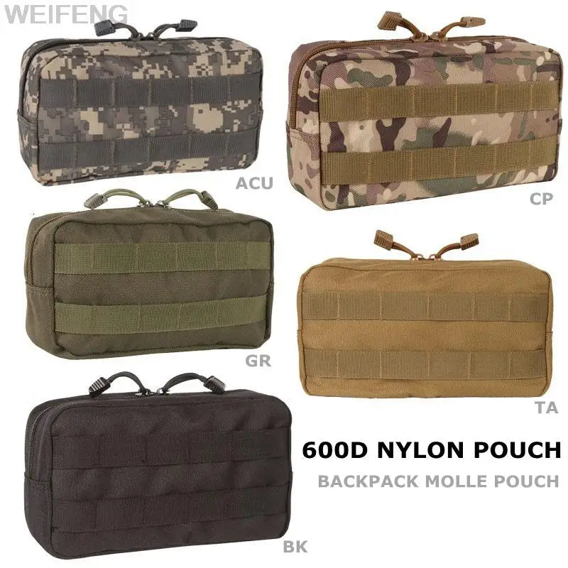 Tactical Molle EDC Pouch First Aid Kit Pouch Cell Phone Pouch Holder Waist Pack Emergency EMT Utility Tool Pouch Hunting Bag