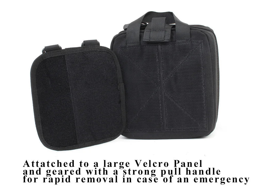 TACTIFANS First Aid Pouch Patch Bag Molle Hook and Loop Amphibious Tactical Medical kit EMT Emergency EDC Rip-Away Survival IFAK