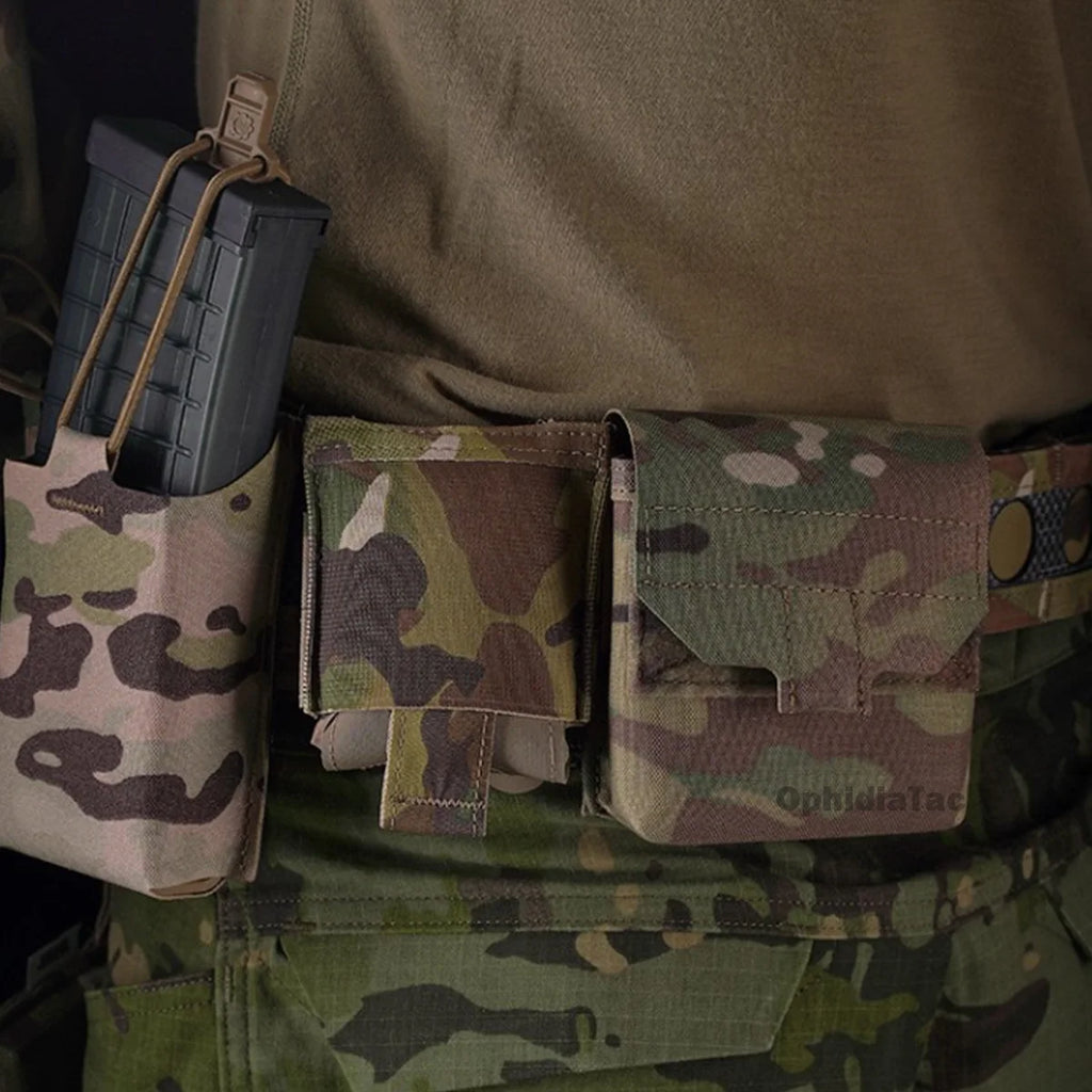 Small Micro Pouch Lightweight Utility Bag MOLLE  Daily Sundry Holder General Purpose GP Storage 556 9mm Airsoft