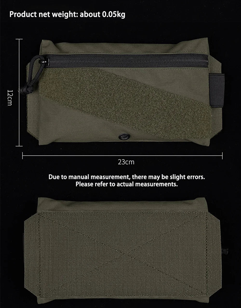 GP Candy Pouch Universal Hunting Vest Expander Pocket Back-Hook Tool Storage Bag Nylon Chest Rig Airsoft Accessories