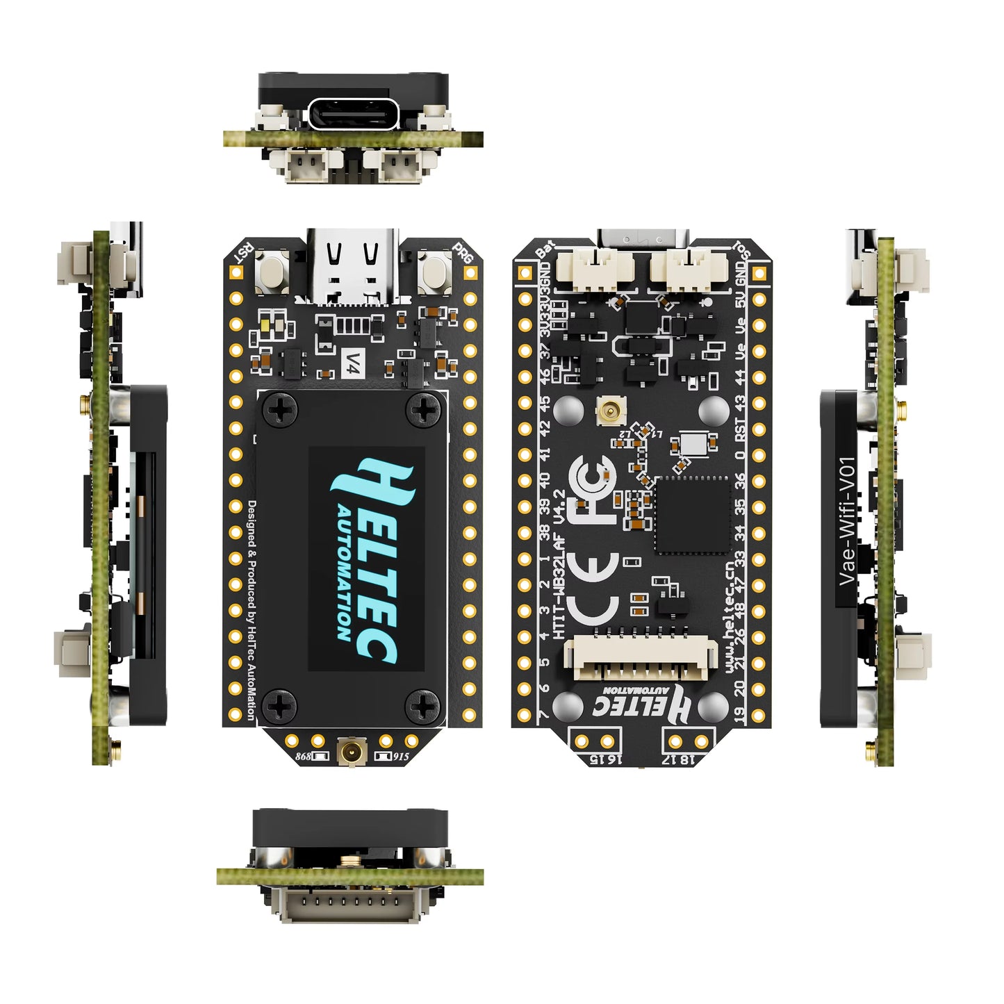 Heltec V4 OLED for Meshtastic and Meshcore ESP32-S3 SX1262 LoRa 32 Dev-Board WiFi Bluetooth PSRAM 16MB For Arduino