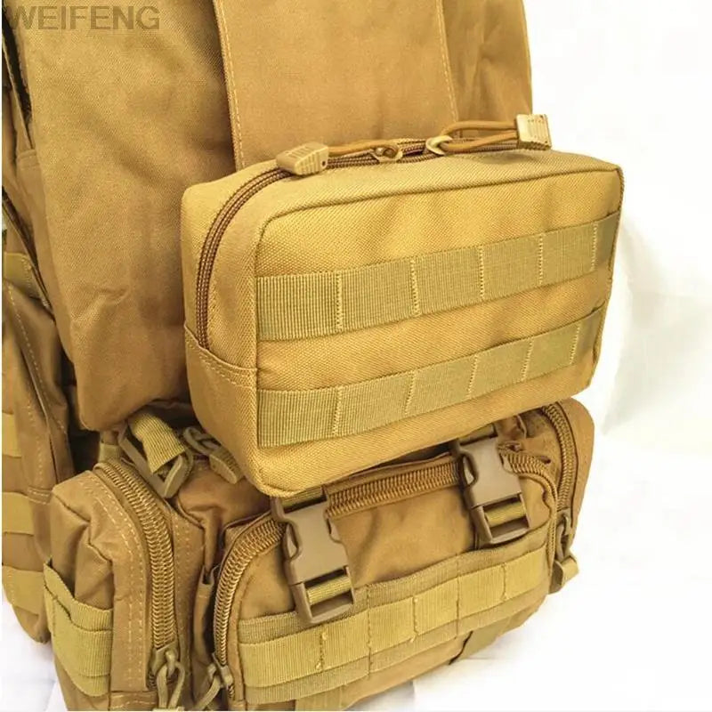 Tactical Molle EDC Pouch First Aid Kit Pouch Cell Phone Pouch Holder Waist Pack Emergency EMT Utility Tool Pouch Hunting Bag