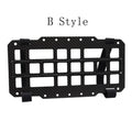 Carbon Fiber Tactical Car Visor Organizer EDC Tool Hanger For Vehicle, SUV, Truck Rigid Molle Panel Hunting Airsoft Gear