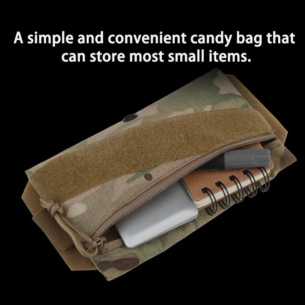 GP Candy Pouch Universal Hunting Vest Expander Pocket Back-Hook Tool Storage Bag Nylon Chest Rig Airsoft Accessories