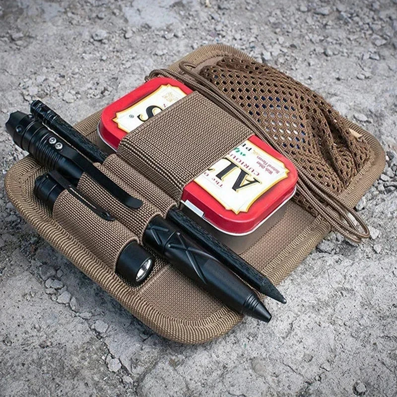 Hook Loop Panel Bags Insert Modular Hunting Accessories Equipment Inner Separation Holder Pouch Utility EDC Tool Organizer Board