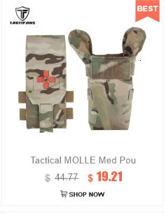 TACTIFANS First Aid Pouch Patch Bag Molle Hook and Loop Amphibious Tactical Medical kit EMT Emergency EDC Rip-Away Survival IFAK