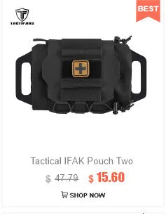 TACTIFANS First Aid Pouch Patch Bag Molle Hook and Loop Amphibious Tactical Medical kit EMT Emergency EDC Rip-Away Survival IFAK