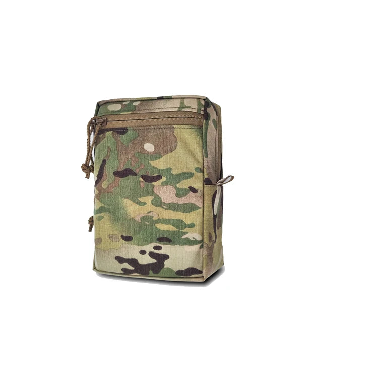 Tactical SS Style GP Tall Pouch Laser Cut MOLLE EDC Pouch Airsoft Vest Hunting Multi-purpose Utility Multicam Storage Bag Gear