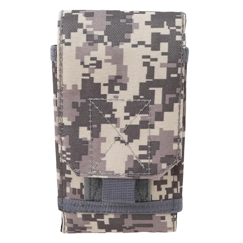 Outdoor Camouflage Waist Bag Phone Holder Sport Belt Bag Case Waterproof Nylon Sport Hunting Camo Bags in Backpack