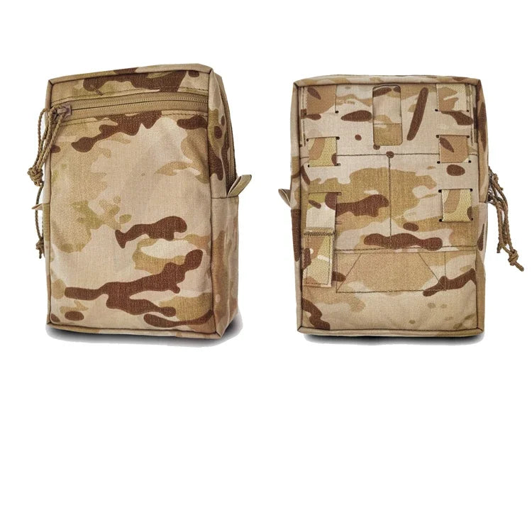 Tactical SS Style GP Tall Pouch Laser Cut MOLLE EDC Pouch Airsoft Vest Hunting Multi-purpose Utility Multicam Storage Bag Gear