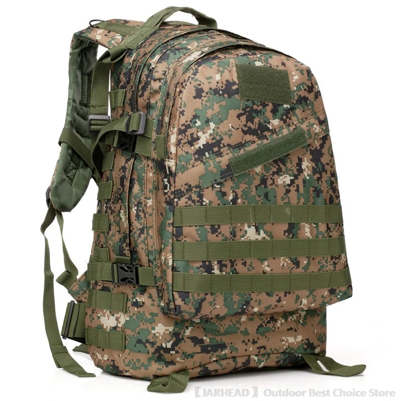 Outdoor Sport Camping Backpack Hiking Trekking School Bag Travel Cycling Walking Large Capacity Rucksack 3D Tactical Backpack