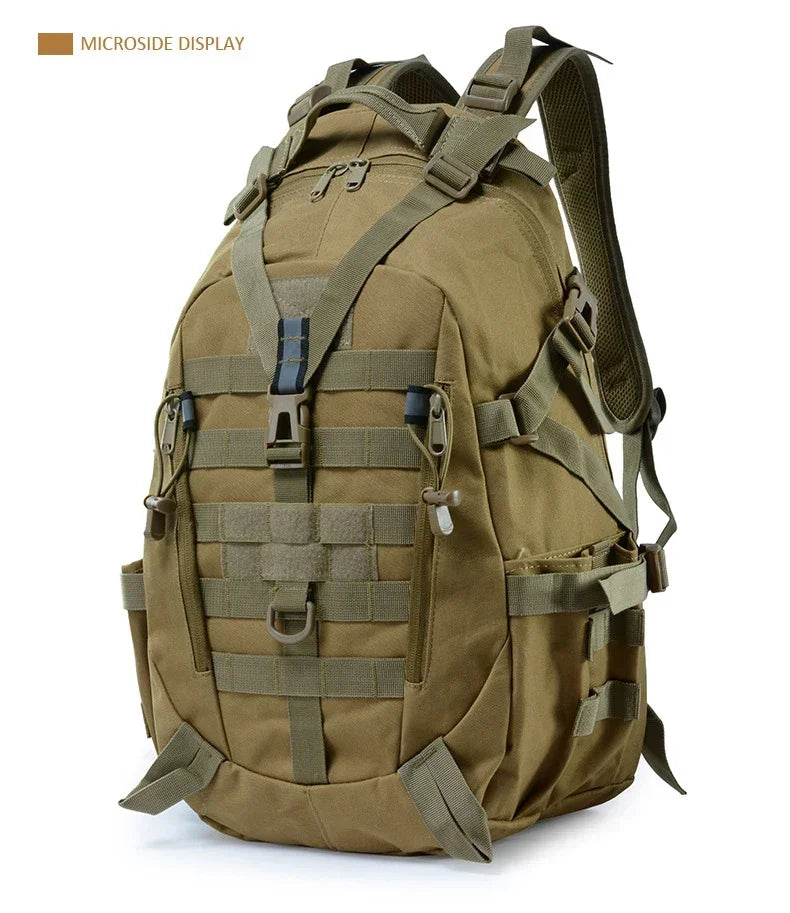Tactical Backpack Large Capacity Sports Bag Molle System Luminous Strips Hunting Shooting Bags Hiking Camping Riding Rucksack
