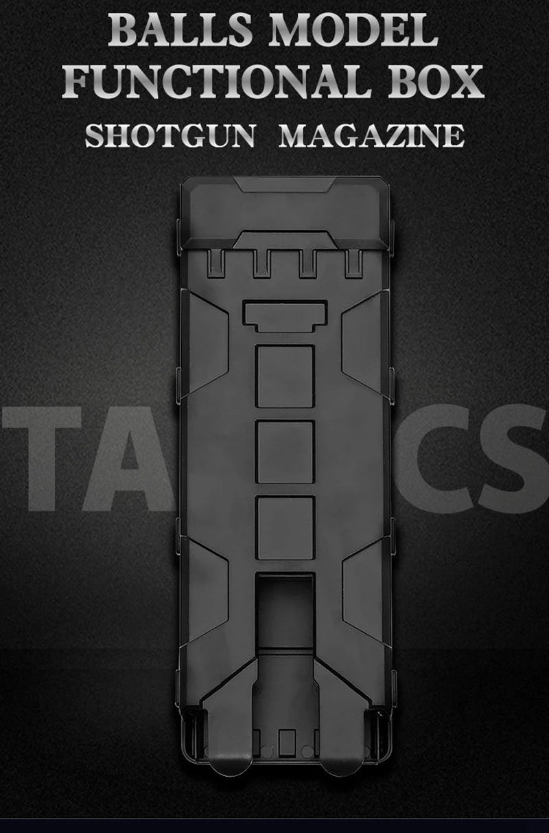 Tactical Shotgun Magazine Pouch Paintball 10 Rounds 12 Gauge Reload Ammo Shells Molle Magazine Box Hunting Vest Accessories