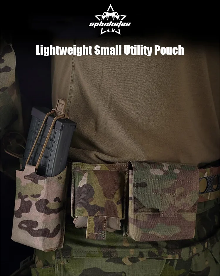 Small Micro Pouch Lightweight Utility Bag MOLLE  Daily Sundry Holder General Purpose GP Storage 556 9mm Airsoft