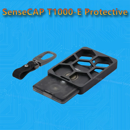 New SenseCAP Meshtastic LoRa Card Tracker T1000 E Protective Case with Leather Keychain