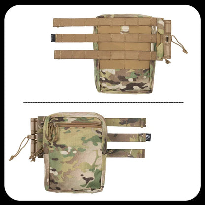 Tactical SS Style GP Tall Pouch Laser Cut MOLLE EDC Pouch Airsoft Vest Hunting Multi-purpose Utility Multicam Storage Bag Gear