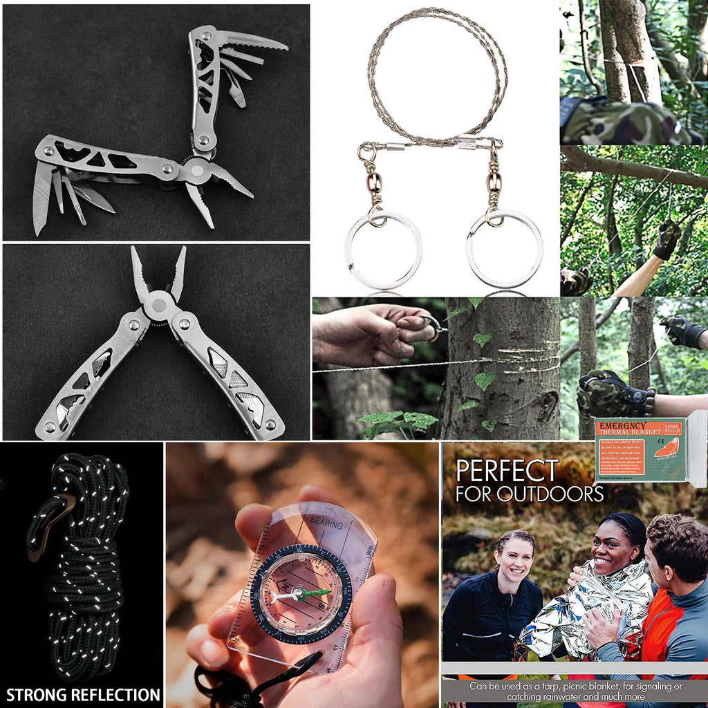 Survival First Aid Kit Survival Full Set Molle Outdoor Gear Emergency Kits Trauma Bag Camping Hiking IFAK Adventures EDC