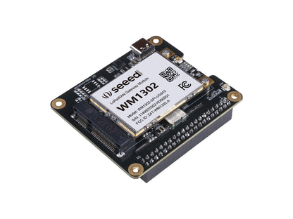 WM1302 Raspberry Pi Hat, Add-on board for WM1302 LoRaWAN Module, Based on LoRa Concentrator Semtech SX1302