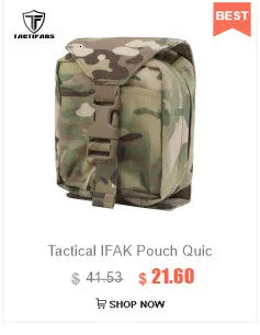 TACTIFANS First Aid Pouch Patch Bag Molle Hook and Loop Amphibious Tactical Medical kit EMT Emergency EDC Rip-Away Survival IFAK