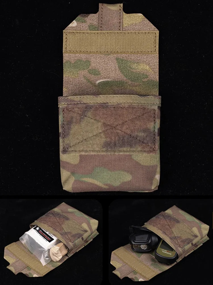 Small Micro Pouch Lightweight Utility Bag MOLLE  Daily Sundry Holder General Purpose GP Storage 556 9mm Airsoft