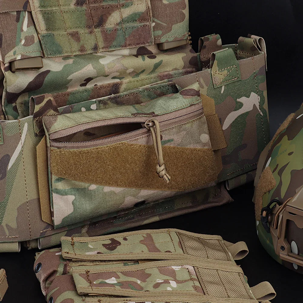 GP Candy Pouch Universal Hunting Vest Expander Pocket Back-Hook Tool Storage Bag Nylon Chest Rig Airsoft Accessories