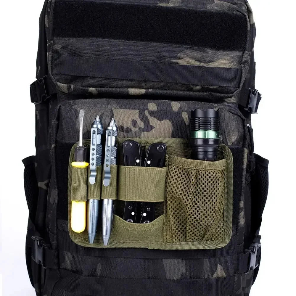 Hook Loop Panel Bags Insert Modular Hunting Accessories Equipment Inner Separation Holder Pouch Utility EDC Tool Organizer Board