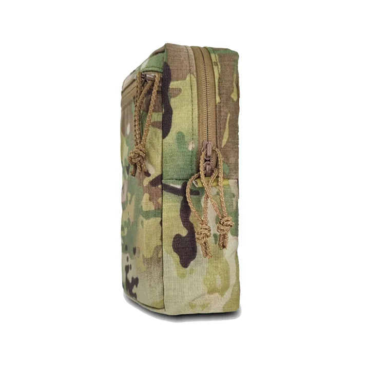 Tactical SS Style GP Tall Pouch Laser Cut MOLLE EDC Pouch Airsoft Vest Hunting Multi-purpose Utility Multicam Storage Bag Gear