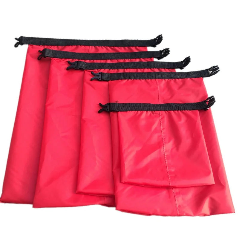 5pcs Waterproof Dry Bag For Camping Drifting Hiking Swimming Rafting Kayaking River Trekking Bags Outdoor Storage Pack Sack