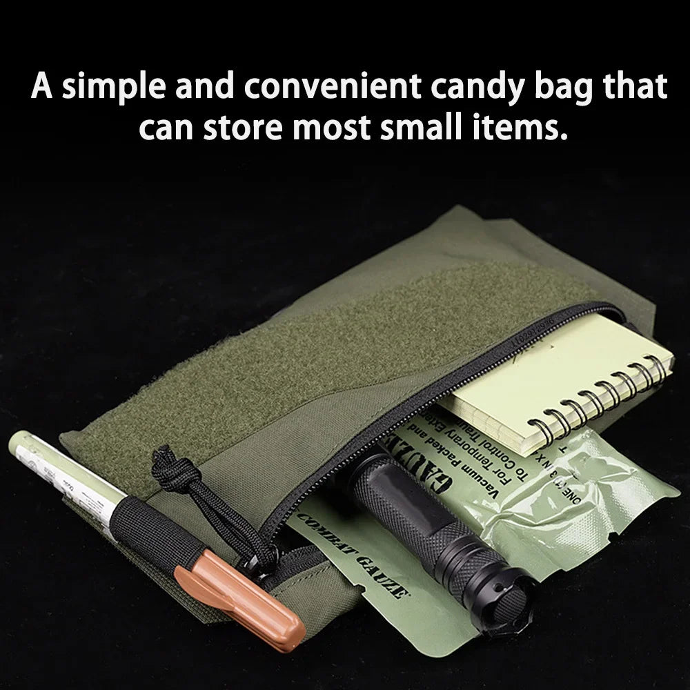 GP Candy Pouch Universal Hunting Vest Expander Pocket Back-Hook Tool Storage Bag Nylon Chest Rig Airsoft Accessories