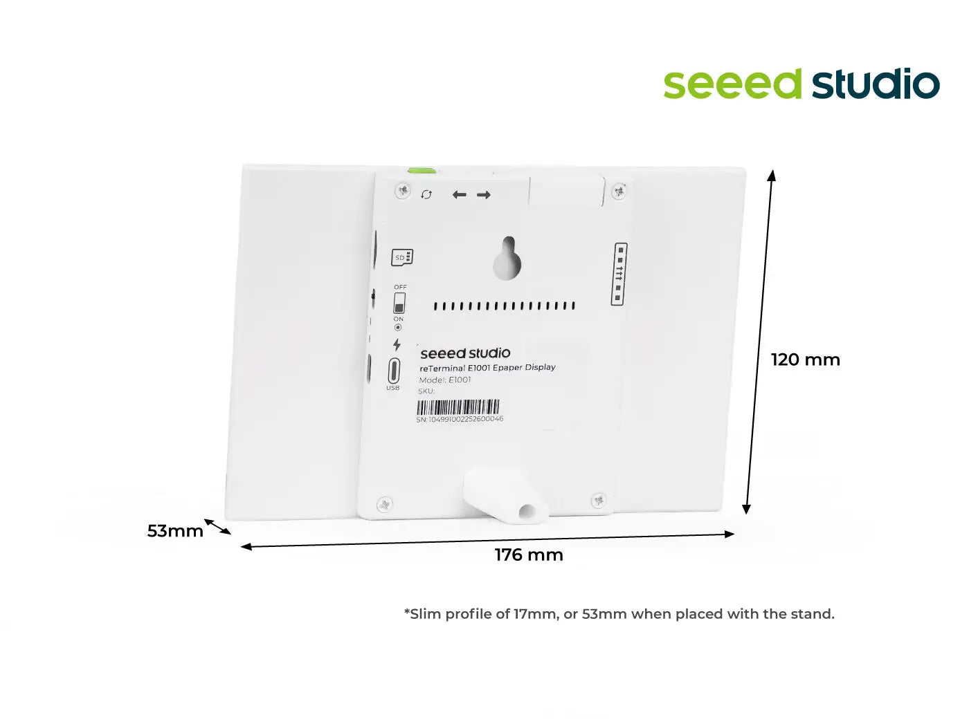 Seeed Studio reTerminal E1001 E1002 ePaper Display E Ink Screen Panel E1003 E1004,TRMNL 7.5" (OG) DIY Kit