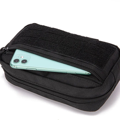 Tactical Molle EDC Pouch First Aid Kit Pouch Cell Phone Pouch Holder Waist Pack Emergency EMT Utility Tool Pouch Hunting Bag