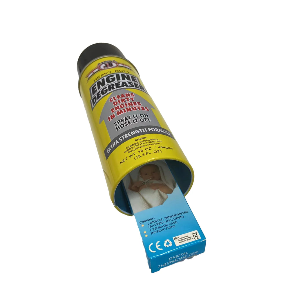 Engine Degreaser Diversion Safe Stash Can with Food Grade Smell Proof Bag with Hidden Compartment for Keys, Cash and Valuables