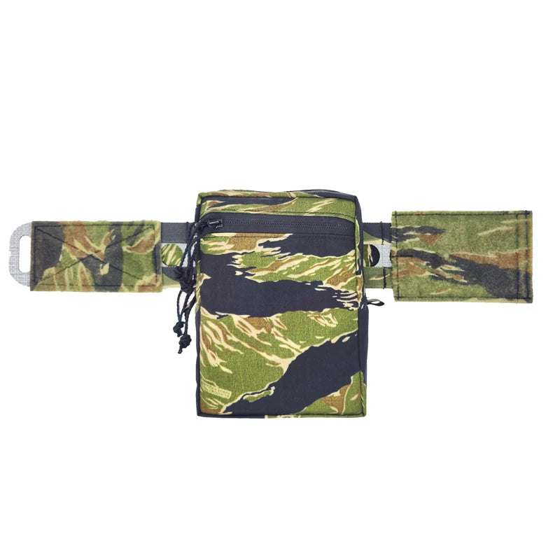 Tactical SS Style GP Tall Pouch Laser Cut MOLLE EDC Pouch Airsoft Vest Hunting Multi-purpose Utility Multicam Storage Bag Gear