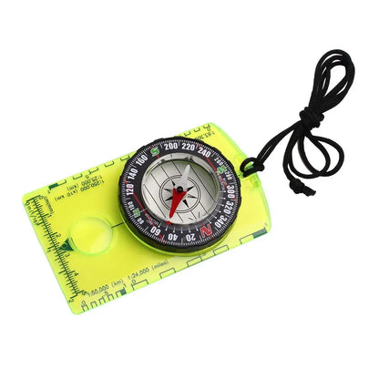Waterproof Orienteering Compass for Map Reading Baseplate Compass Outdoor Hiking Hunting Navigation Camping Gadget Survival Gear