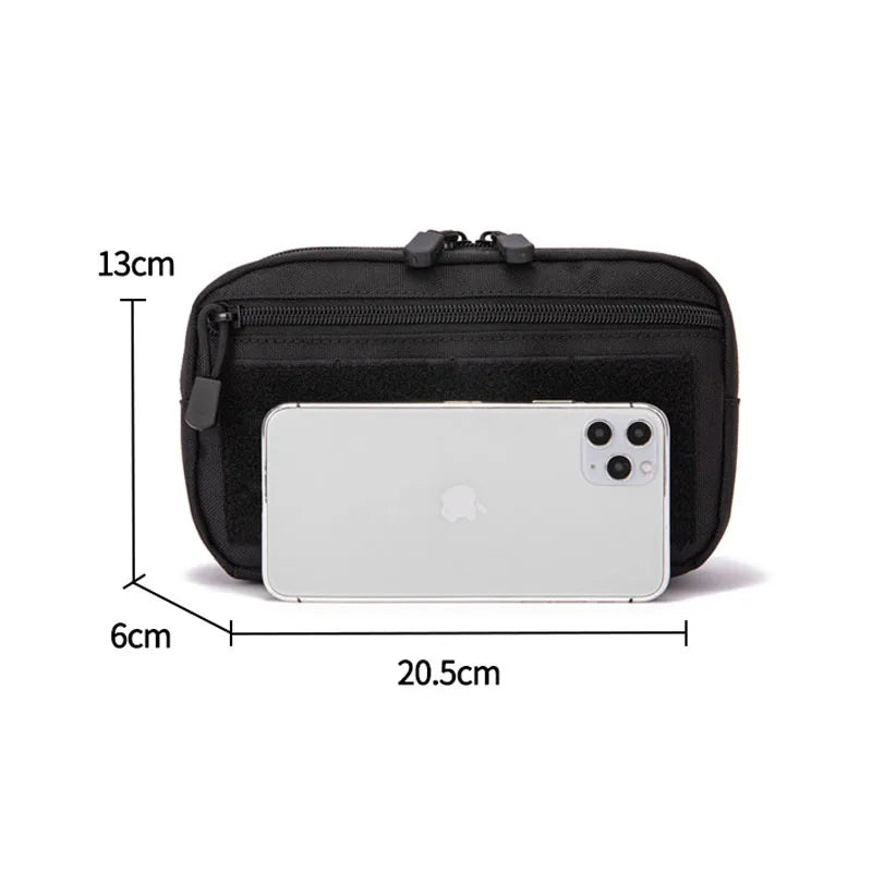Tactical Molle EDC Pouch First Aid Kit Pouch Cell Phone Pouch Holder Waist Pack Emergency EMT Utility Tool Pouch Hunting Bag