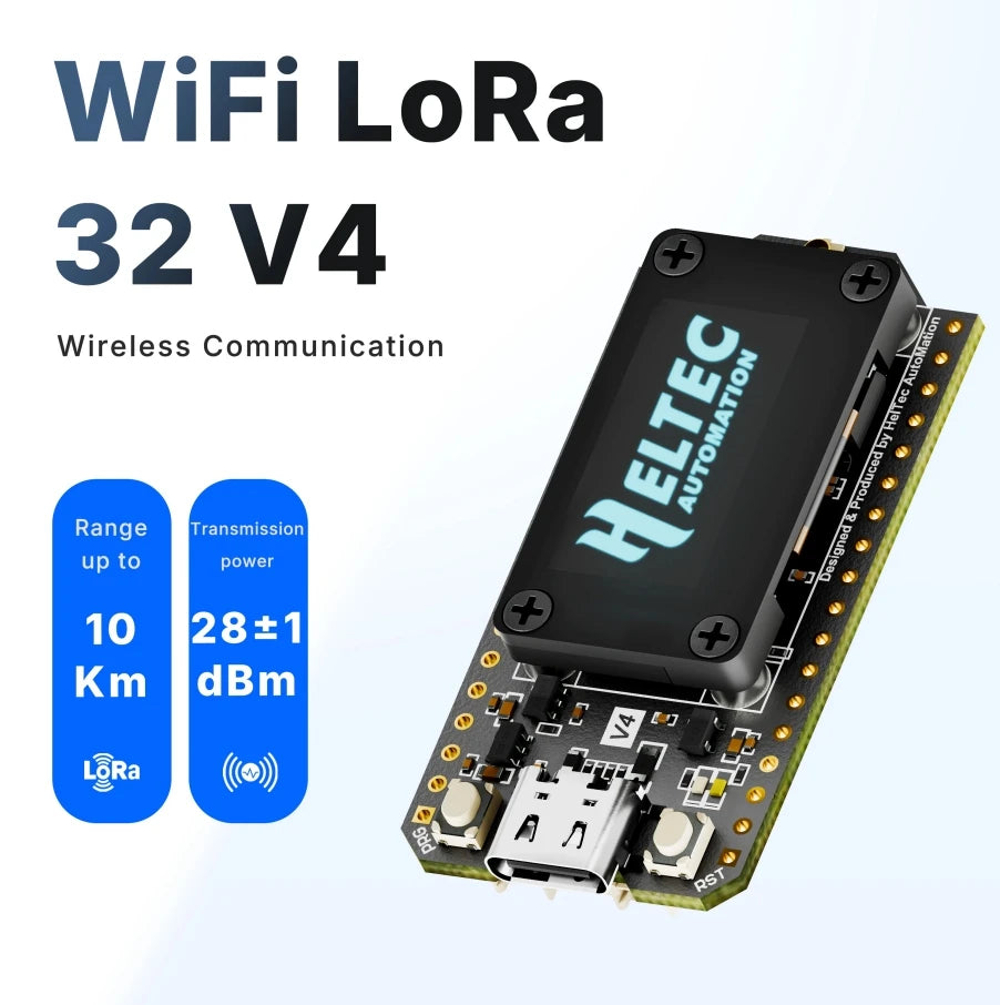 Heltec Wifi  LoRa 32 V3  With Case V4 ESP32 Oled SX1262 0.96 Inch Blue OLED Display