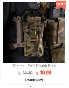 TACTIFANS First Aid Pouch Patch Bag Molle Hook and Loop Amphibious Tactical Medical kit EMT Emergency EDC Rip-Away Survival IFAK