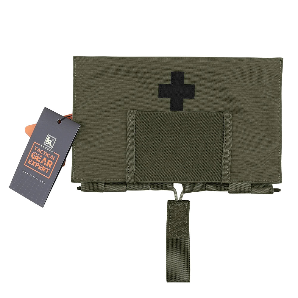 KRYDEX Tactical First Aid Kit Pouch Organizer Blow Out Pouch MOLLE 9022B Medical Equipment Outdoor Hiking Survival Bag