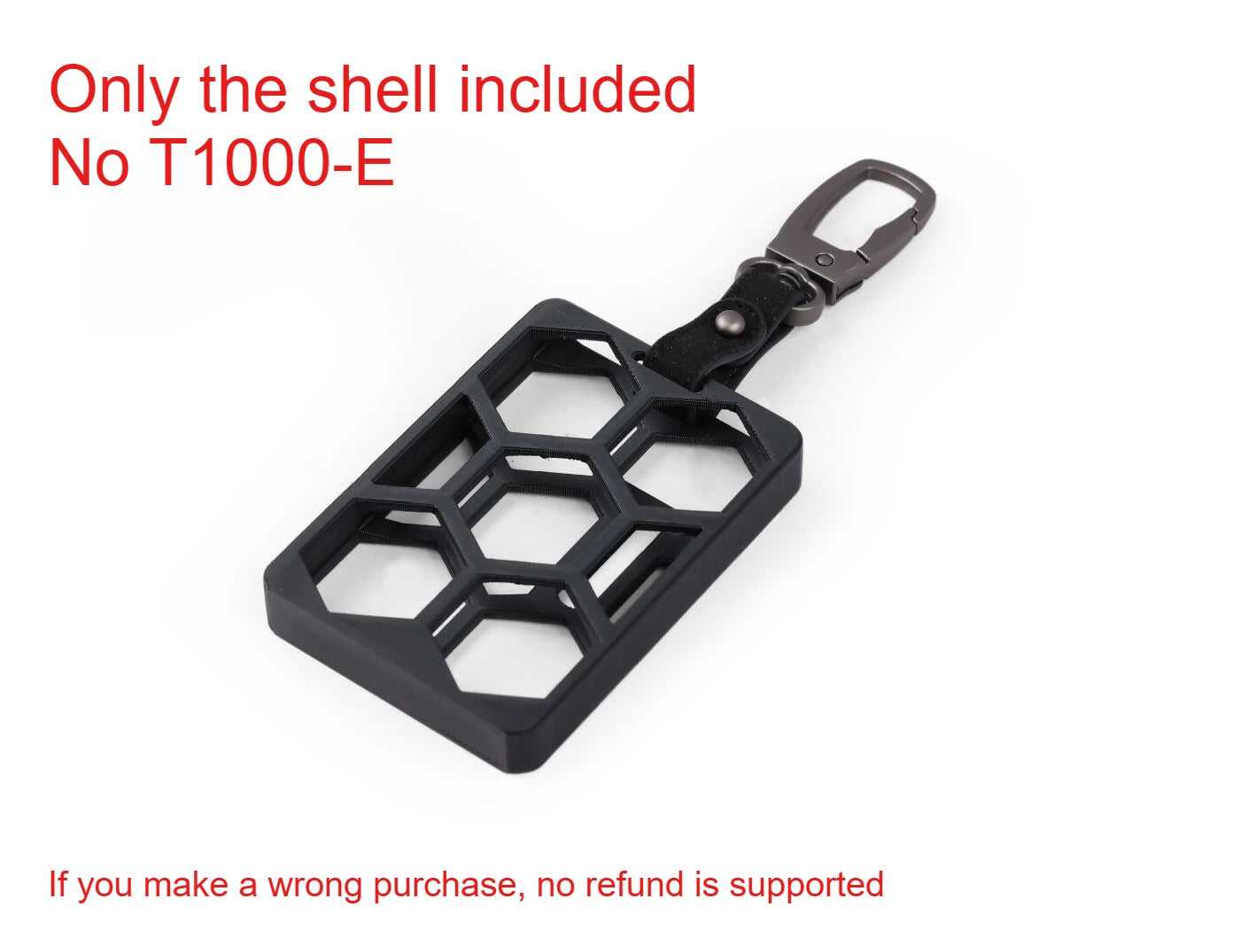 New SenseCAP Meshtastic LoRa Card Tracker T1000 E Protective Case with Leather Keychain