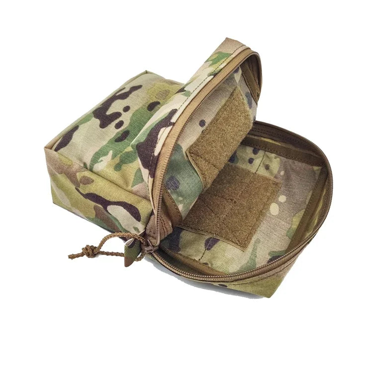 Tactical SS Style GP Tall Pouch Laser Cut MOLLE EDC Pouch Airsoft Vest Hunting Multi-purpose Utility Multicam Storage Bag Gear