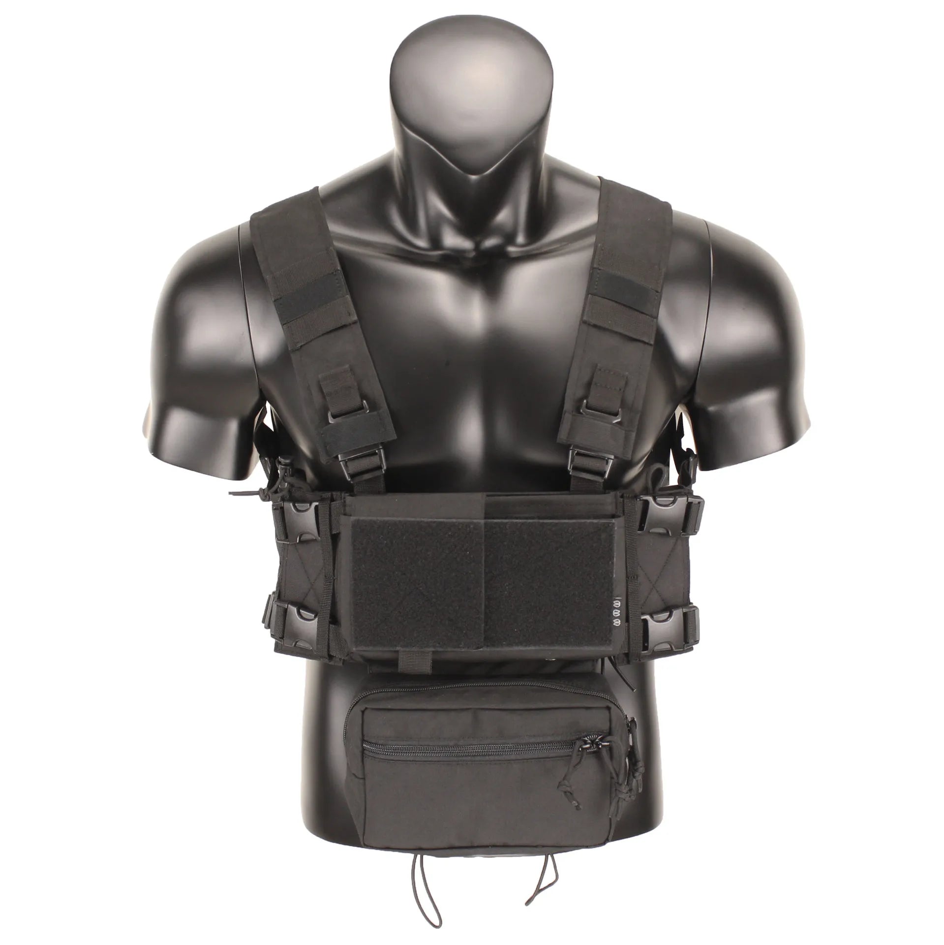 MK4 Chest Rig with 5.56/7.62 Magazine Pouch Holder, Pistol/Wing Pouch, Molle Dangler Pouch