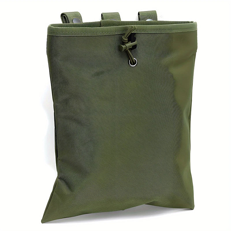 Tactical Hunting Molle Drawstring Magazine Dump Pouch Large Folding Recycling Bag garbage Bag Outdoor Ammo Storage Pack