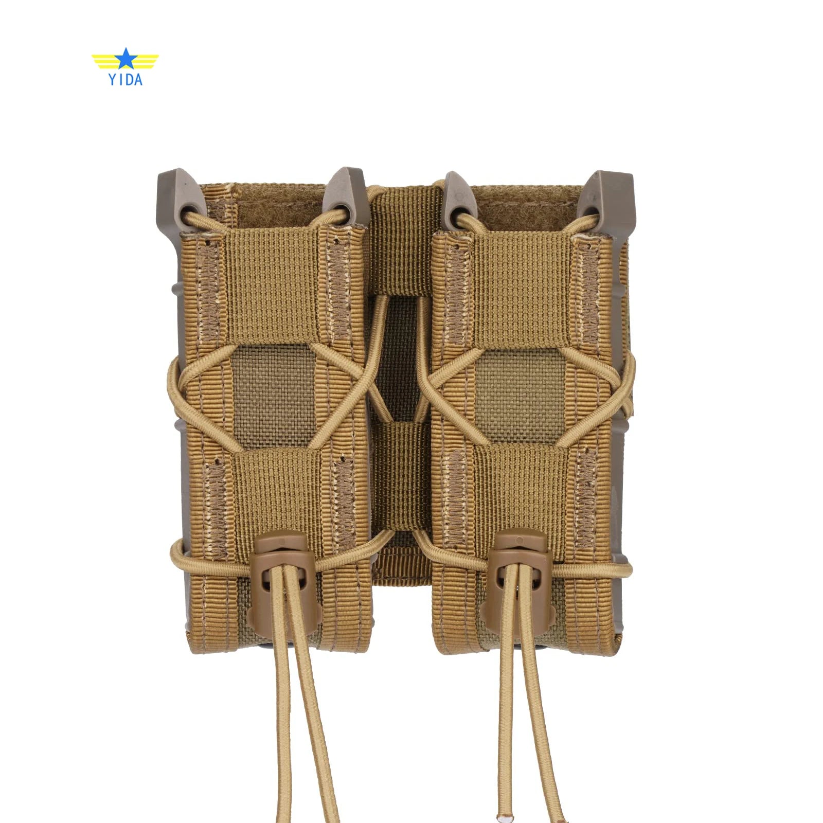 1pc Molle Pistol Mag Pouch Single Double Stack Magazine for 9mm/.40 Calibers 45acp Glock S&W M&P, Sig 226/229, and  so on