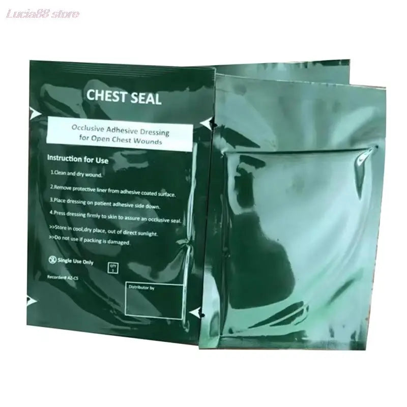 1pc North American Rescue Hyfin Chest Seal Medical Chest Seal Vented Outdoor Emergency First Aid Freeshipping