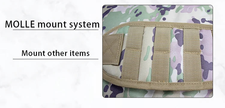 MP5 Tactical Backpack for Outdoor CS, Airsoft Hunting Weapon Pack, Niper Rifle, Molle Gun Bag, Single Shoulder Bag, Oxford 60cm