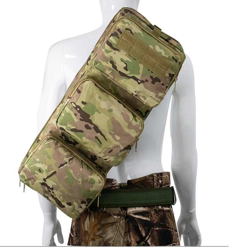 MP5 Tactical Backpack for Outdoor CS, Airsoft Hunting Weapon Pack, Niper Rifle, Molle Gun Bag, Single Shoulder Bag, Oxford 60cm