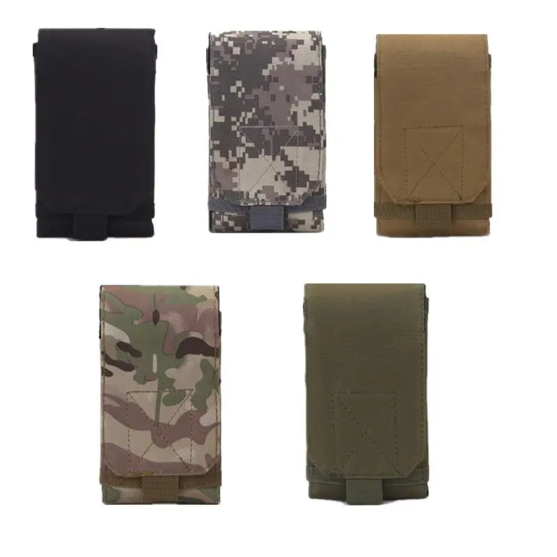 Outdoor Camouflage Waist Bag Phone Holder Sport Belt Bag Case Waterproof Nylon Sport Hunting Camo Bags in Backpack